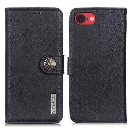 KHAZNEH Cowhide Texture Horizontal Flip Leather Phone Case, For iPhone 16e / 17e, For iPhone 16 Pro Max, For iPhone 16 Pro, For iPhone 16 Plus, For iPhone 16, For iPhone 15 Pro Max