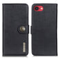 KHAZNEH Cowhide Texture Horizontal Flip Leather Phone Case, For iPhone 16e / 17e, For iPhone 16 Pro Max, For iPhone 16 Pro, For iPhone 16 Plus, For iPhone 16, For iPhone 15 Pro Max