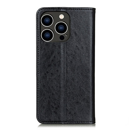 Magnetic Crazy Horse Texture Horizontal Flip Leather Phone Case, For iPhone 16 Pro Max, For iPhone 16 Pro, For iPhone 15 Pro Max, For iPhone 15 Pro, For iPhone 15 Plus, For iPhone 15