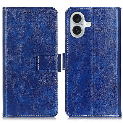 Retro Crazy Horse Texture Horizontal Flip Leather Phone Case