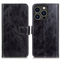 Retro Crazy Horse Texture Horizontal Flip Leather Phone Case, For iPhone Air, For iPhone 16 Pro Max, For iPhone 16 Pro, For iPhone 16 Plus