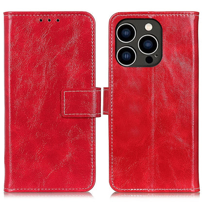 Retro Crazy Horse Texture Horizontal Flip Leather Phone Case