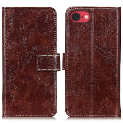 Retro Crazy Horse Texture Horizontal Flip Leather Phone Case, For iPhone 16e / 17e, For iPhone 17 Pro Max, For iPhone 17 Pro, For iPhone 17