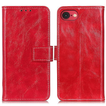 Retro Crazy Horse Texture Horizontal Flip Leather Phone Case, For iPhone 16e / 17e, For iPhone 17 Pro Max, For iPhone 17 Pro, For iPhone 17