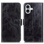 Retro Crazy Horse Texture Horizontal Flip Leather Phone Case, For iPhone 16e / 17e, For iPhone 17 Pro Max, For iPhone 17 Pro, For iPhone 17