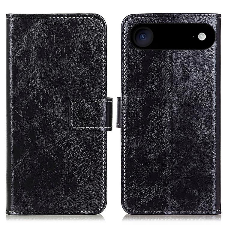 Retro Crazy Horse Texture Horizontal Flip Leather Phone Case