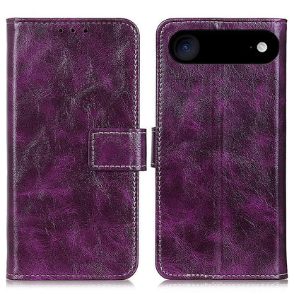 Retro Crazy Horse Texture Horizontal Flip Leather Phone Case