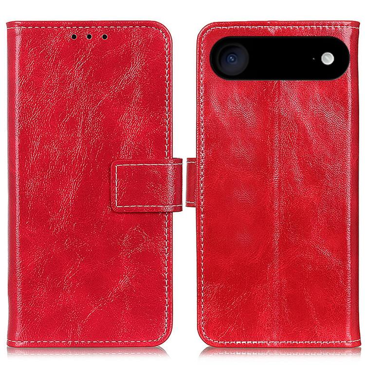 Retro Crazy Horse Texture Horizontal Flip Leather Phone Case