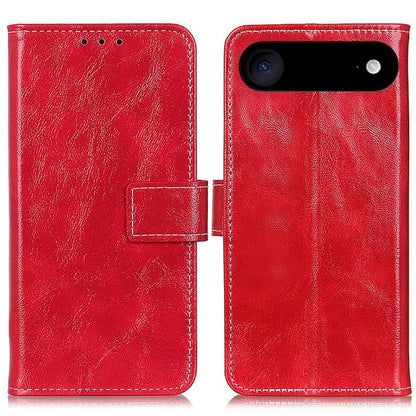 Retro Crazy Horse Texture Horizontal Flip Leather Phone Case