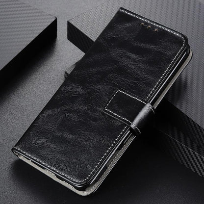 Retro Crazy Horse Texture Horizontal Flip Leather Phone Case, For iPhone 18 Pro / 17 Pro, For iPhone 18 Pro Max / 17 Pro Max, For iPhone 16e / 17e, For iPhone 17