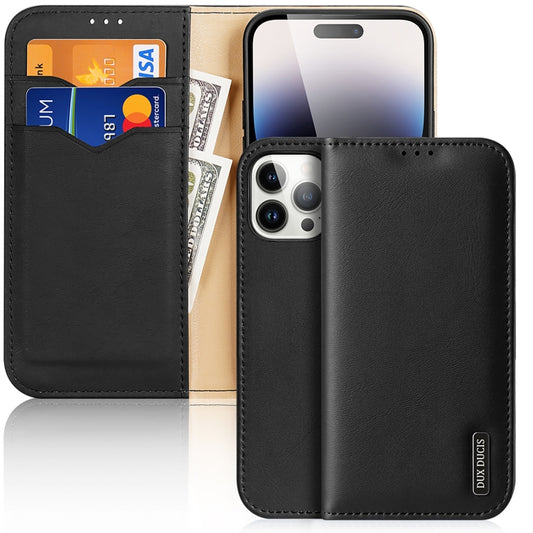 DUX DUCIS Hivo Series Cowhide + PU + TPU Flip Phone Case