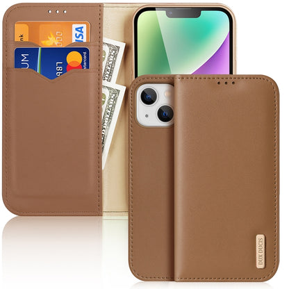 DUX DUCIS Hivo Series Cowhide + PU + TPU Flip Phone Case