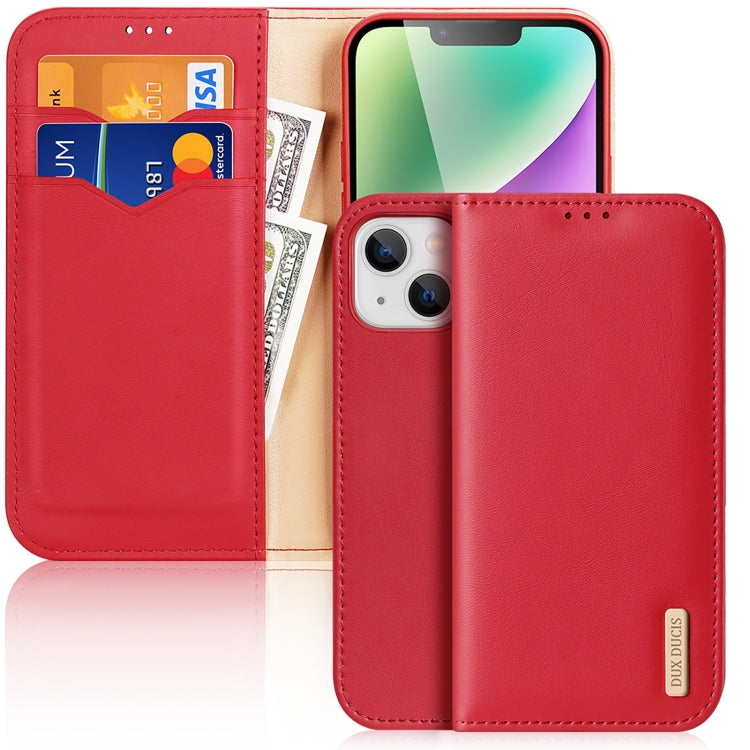 DUX DUCIS Hivo Series Cowhide + PU + TPU Flip Phone Case