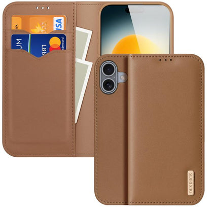 DUX DUCIS Hivo Series Cowhide + PU + TPU Flip Phone Case