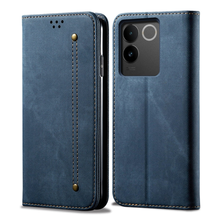 Denim Texture Flip Leather Phone Case, Series 1