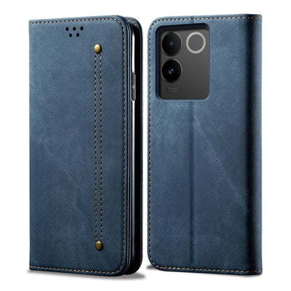 Denim Texture Flip Leather Phone Case