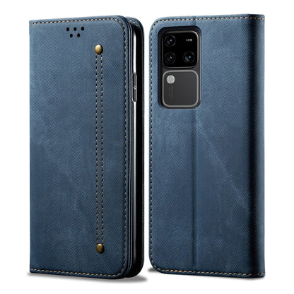 Denim Texture Flip Leather Phone Case