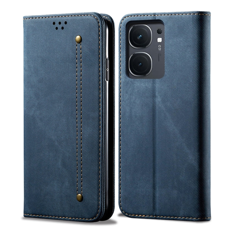 Denim Texture Flip Leather Phone Case