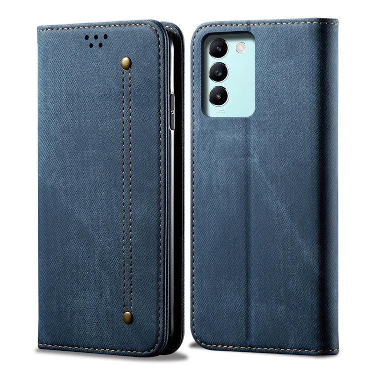 Denim Texture Flip Leather Phone Case