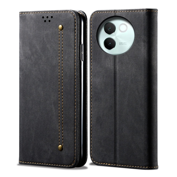 Denim Texture Flip Leather Phone Case
