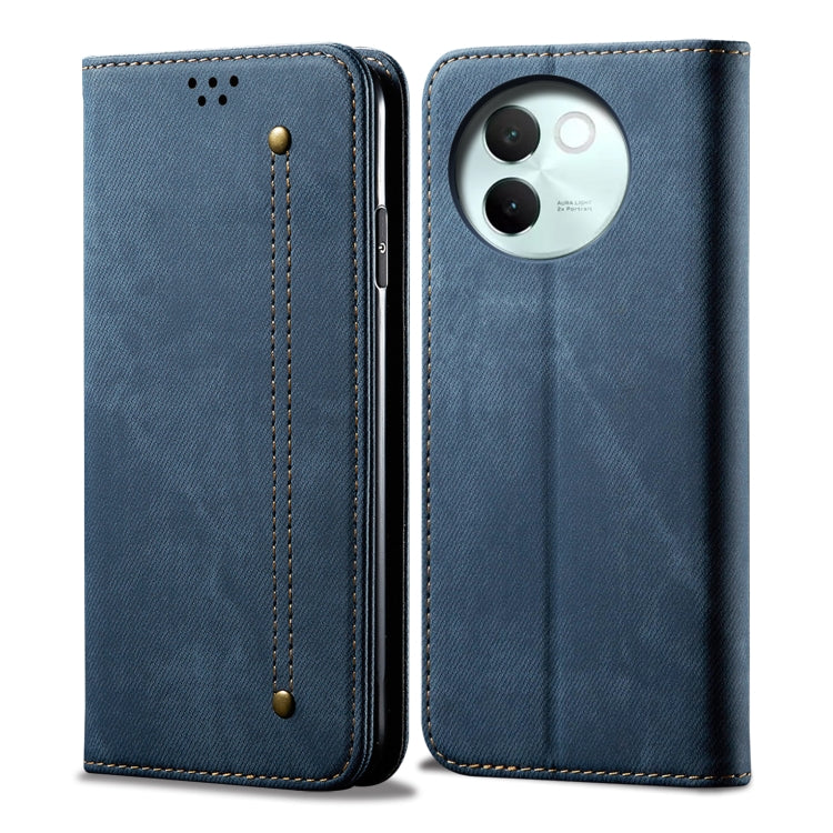 Denim Texture Flip Leather Phone Case