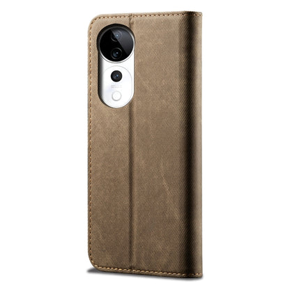 Denim Texture Flip Leather Phone Case