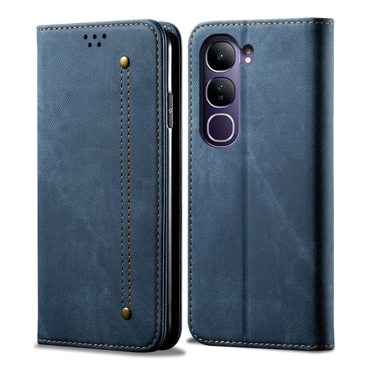 Denim Texture Flip Leather Phone Case