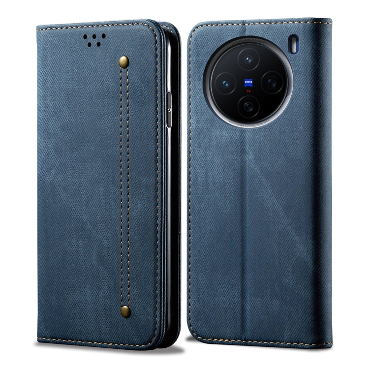 Denim Texture Flip Leather Phone Case