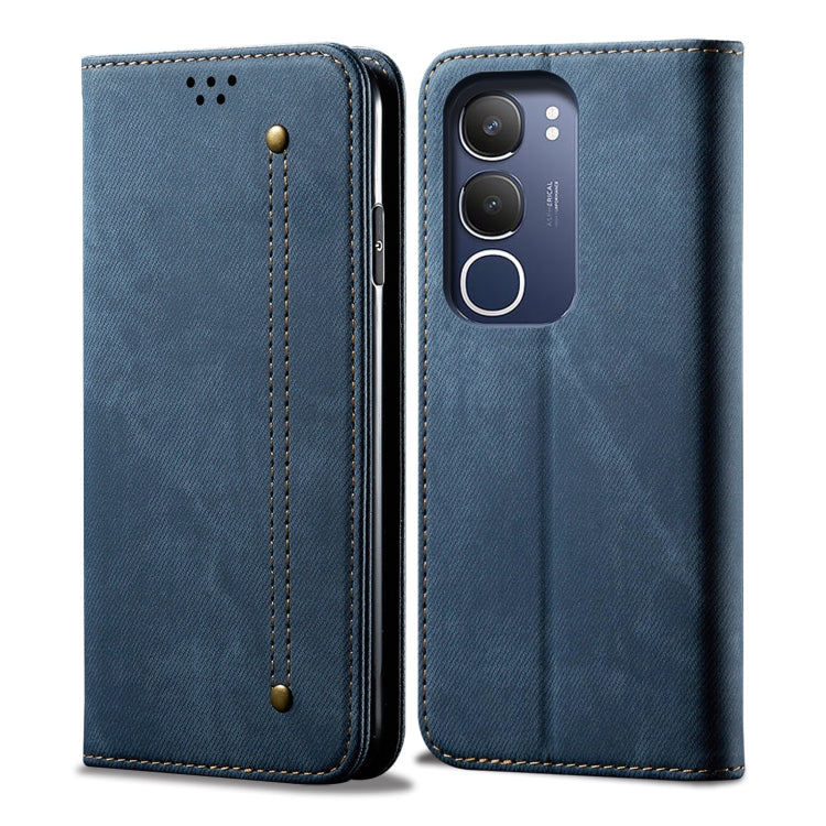 Denim Texture Flip Leather Phone Case