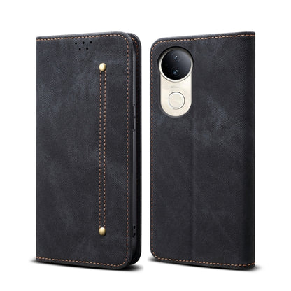 Denim Texture Flip Leather Phone Case