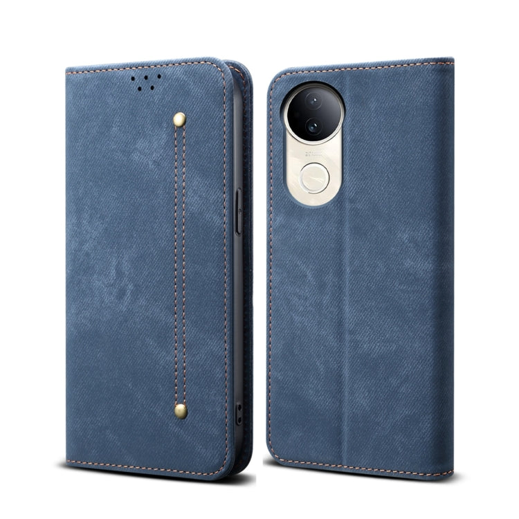 Denim Texture Flip Leather Phone Case