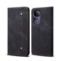 Denim Texture Flip Leather Phone Case