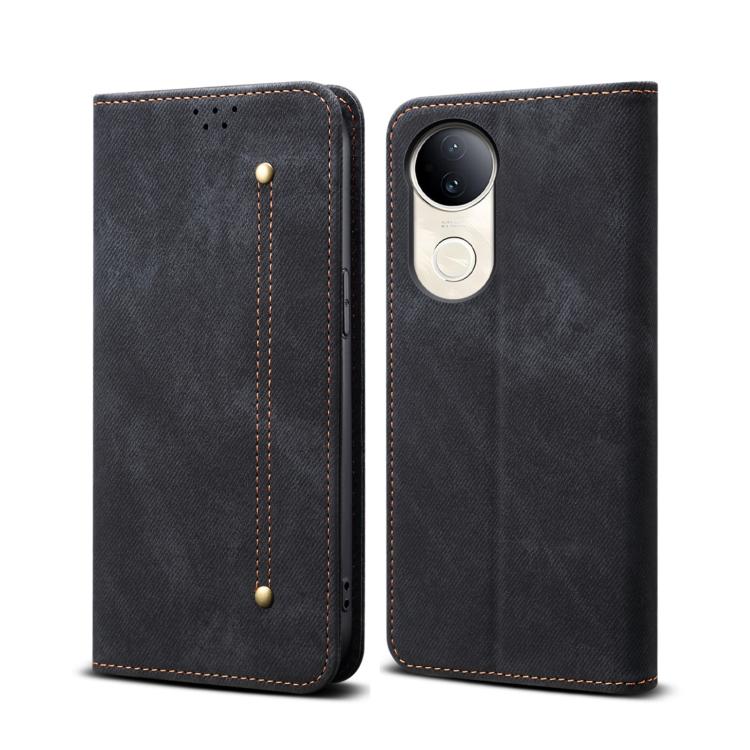 Denim Texture Flip Leather Phone Case