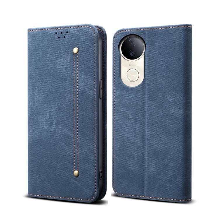 Denim Texture Flip Leather Phone Case