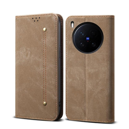 Denim Texture Flip Leather Phone Case