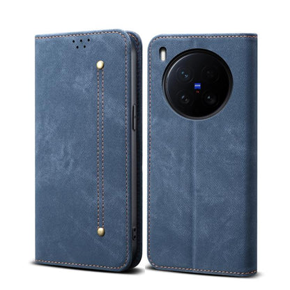 Denim Texture Flip Leather Phone Case