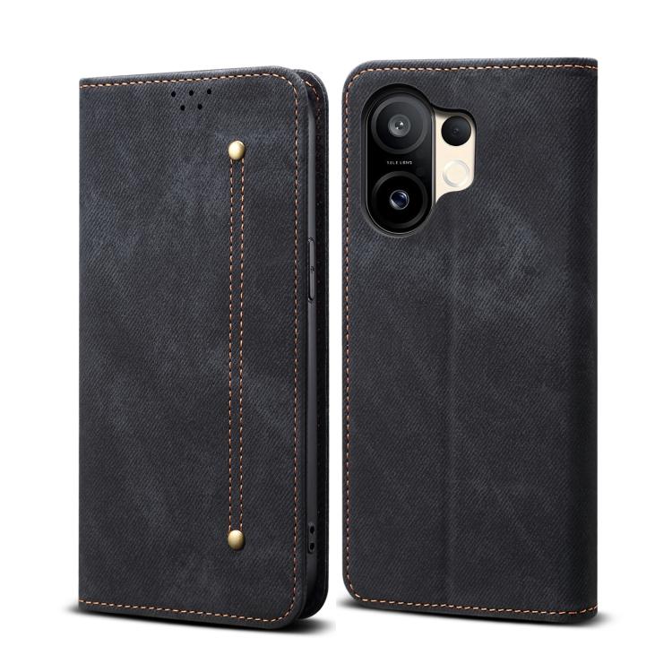 Denim Texture Flip Leather Phone Case