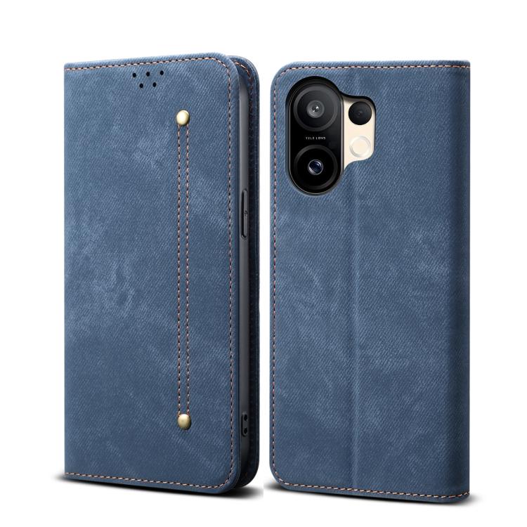 Denim Texture Flip Leather Phone Case