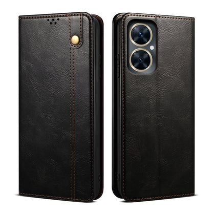 Oil Wax Crazy Horse Texture Leather Phone Case