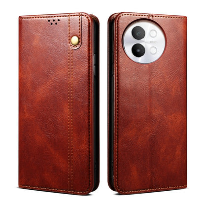 Oil Wax Crazy Horse Texture Leather Phone Case, Series 3