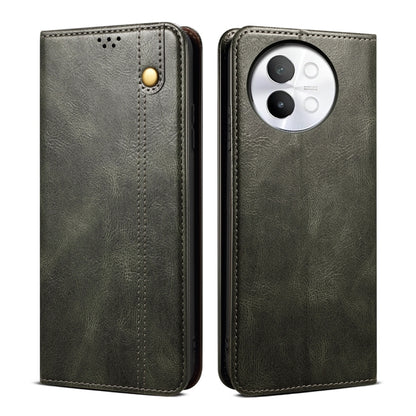 Oil Wax Crazy Horse Texture Leather Phone Case, Series 3