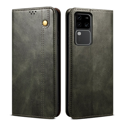 Oil Wax Crazy Horse Texture Leather Phone Case, For vivo S18, For vivo X100 Pro, For vivo X100, For vivo Y36 5G / 4G, For vivo S17e, For vivo Y78 5G
