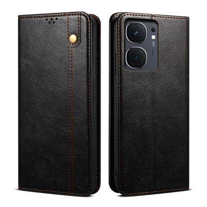 Oil Wax Crazy Horse Texture Leather Phone Case