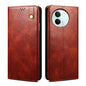 Oil Wax Crazy Horse Texture Leather Phone Case