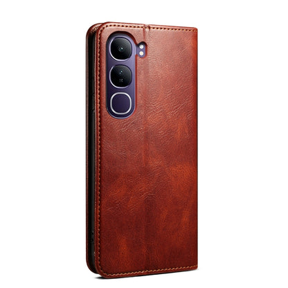 Oil Wax Crazy Horse Texture Leather Phone Case, For vivo V40 Lite 4G IDN / 5G IDN, For vivo V40e 5G India / iQOO Z9s 5G, For vivo S19 Pro, For vivo S19, For vivo X100 Ultra, For vivo Y38 5G Global