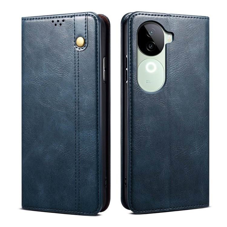 Oil Wax Crazy Horse Texture Leather Phone Case, For vivo V40 Lite 4G IDN / 5G IDN, For vivo V40e 5G India / iQOO Z9s 5G, For vivo S19 Pro, For vivo S19, For vivo X100 Ultra, For vivo Y38 5G Global