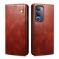 Oil Wax Crazy Horse Texture Leather Phone Case