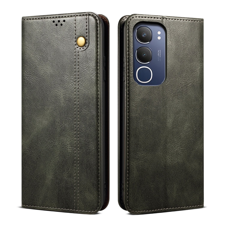 Oil Wax Crazy Horse Texture Leather Phone Case, For vivo S20 5G, For vivo S20 Pro 5G, For vivo Y19s 4G, For vivo X200, For vivo X200 Pro mini, For vivo X200 Pro