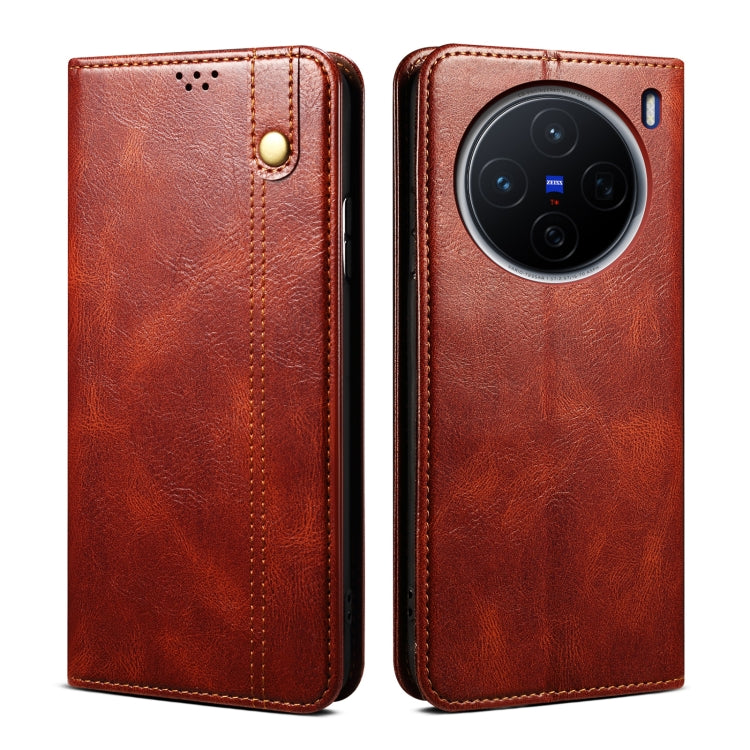 Oil Wax Crazy Horse Texture Leather Phone Case, For vivo S20 5G, For vivo S20 Pro 5G, For vivo Y19s 4G, For vivo X200, For vivo X200 Pro mini, For vivo X200 Pro