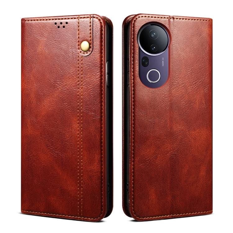 Oil Wax Crazy Horse Texture Leather Phone Case, For vivo S20 5G, For vivo S20 Pro 5G, For vivo Y19s 4G, For vivo X200, For vivo X200 Pro mini, For vivo X200 Pro